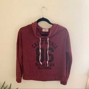 Red sweatshirt